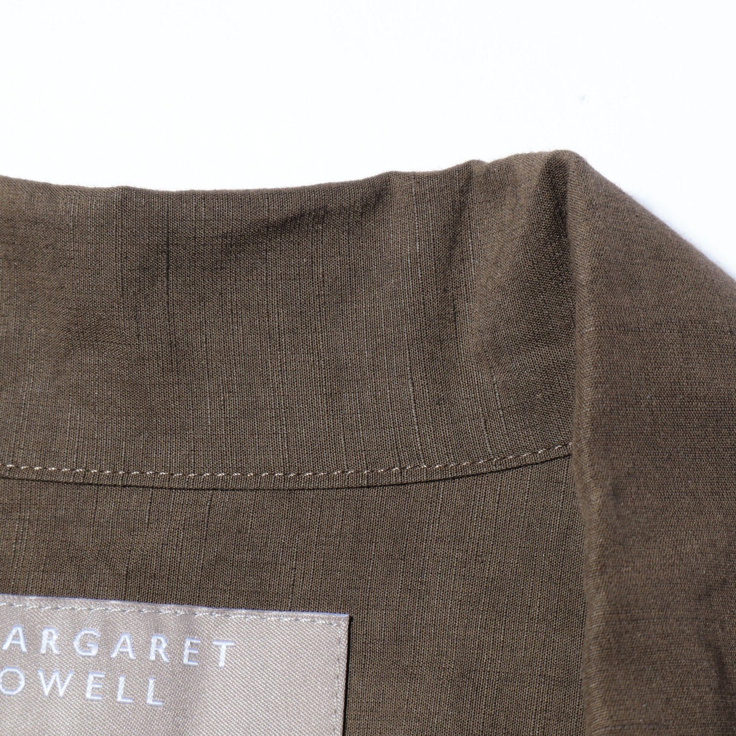 FINE PLAINWEAVE COTTON LINEN DRESS