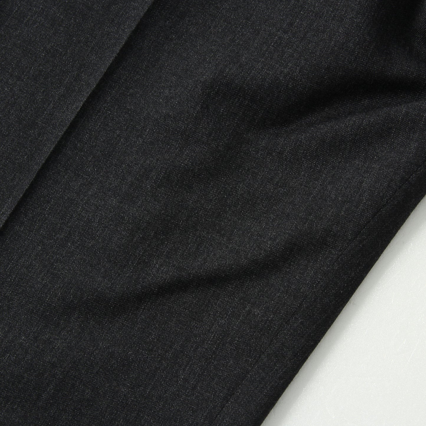 FINE WOOL TWILL TROUSERS