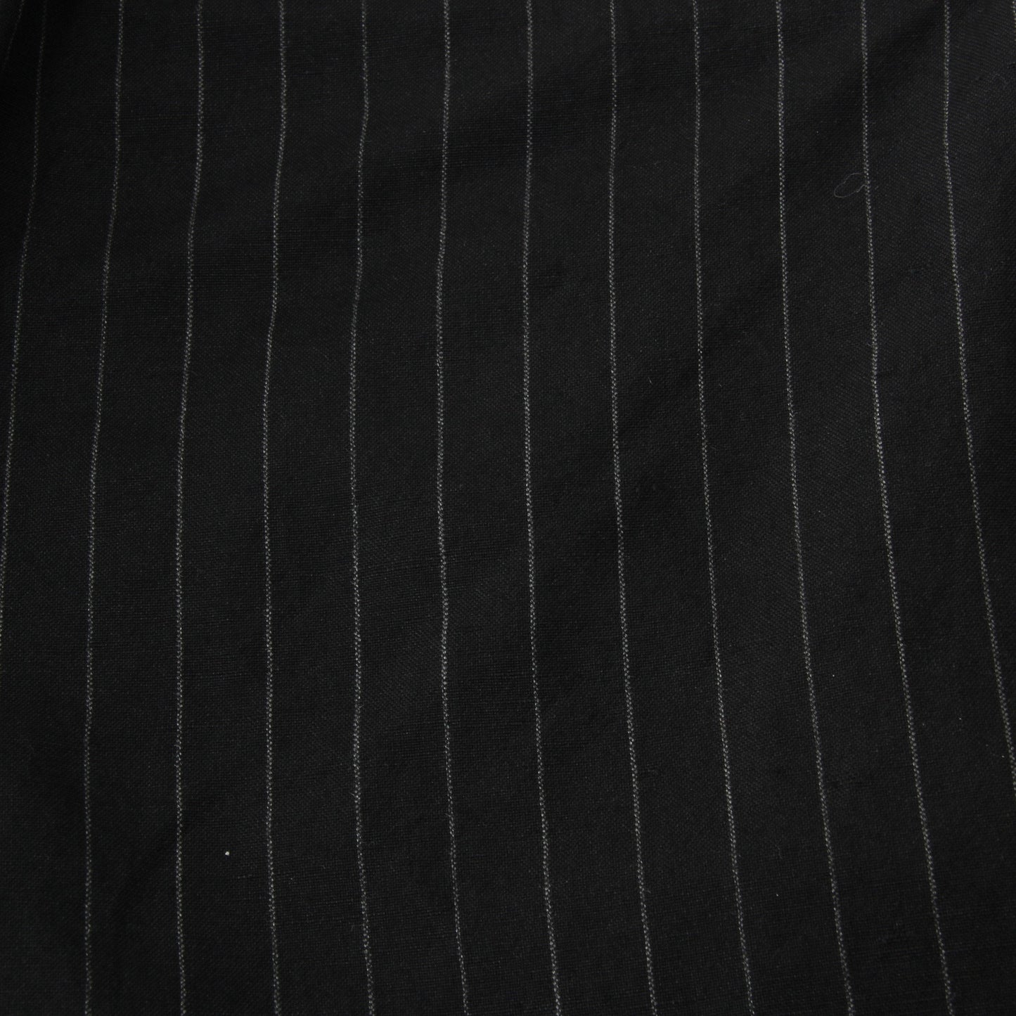 WOOL LINEN PINSTRIPE TROUSERS