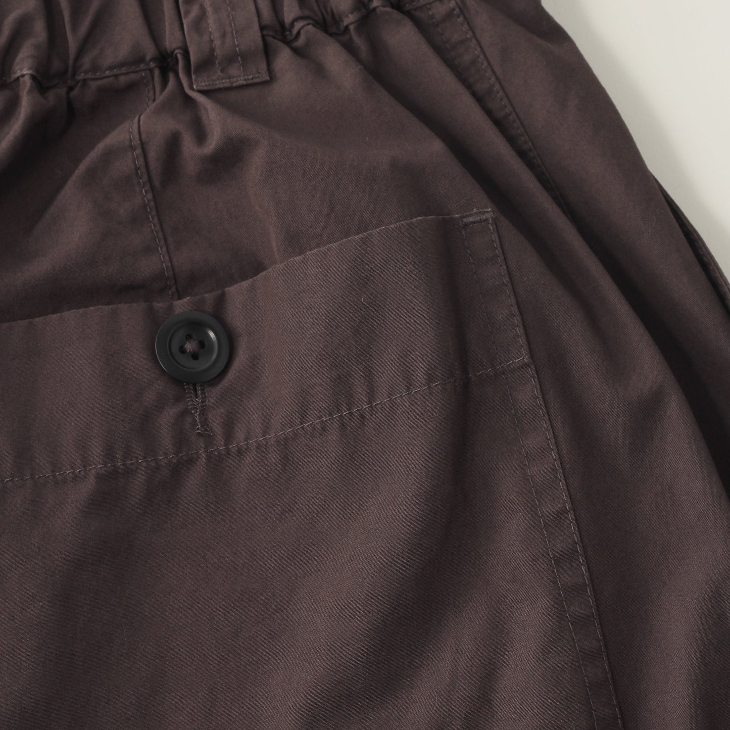 FINE COMPACT COTTON POPLIN TROUSERS