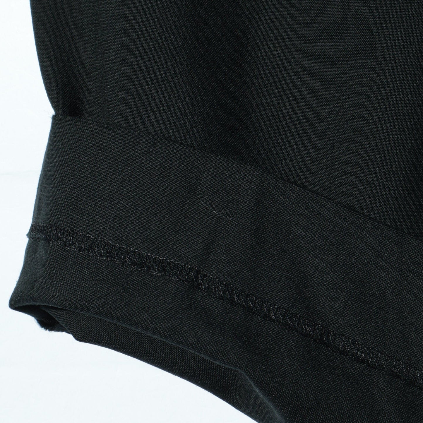 FINE WOOL POPLIN TROUSERS
