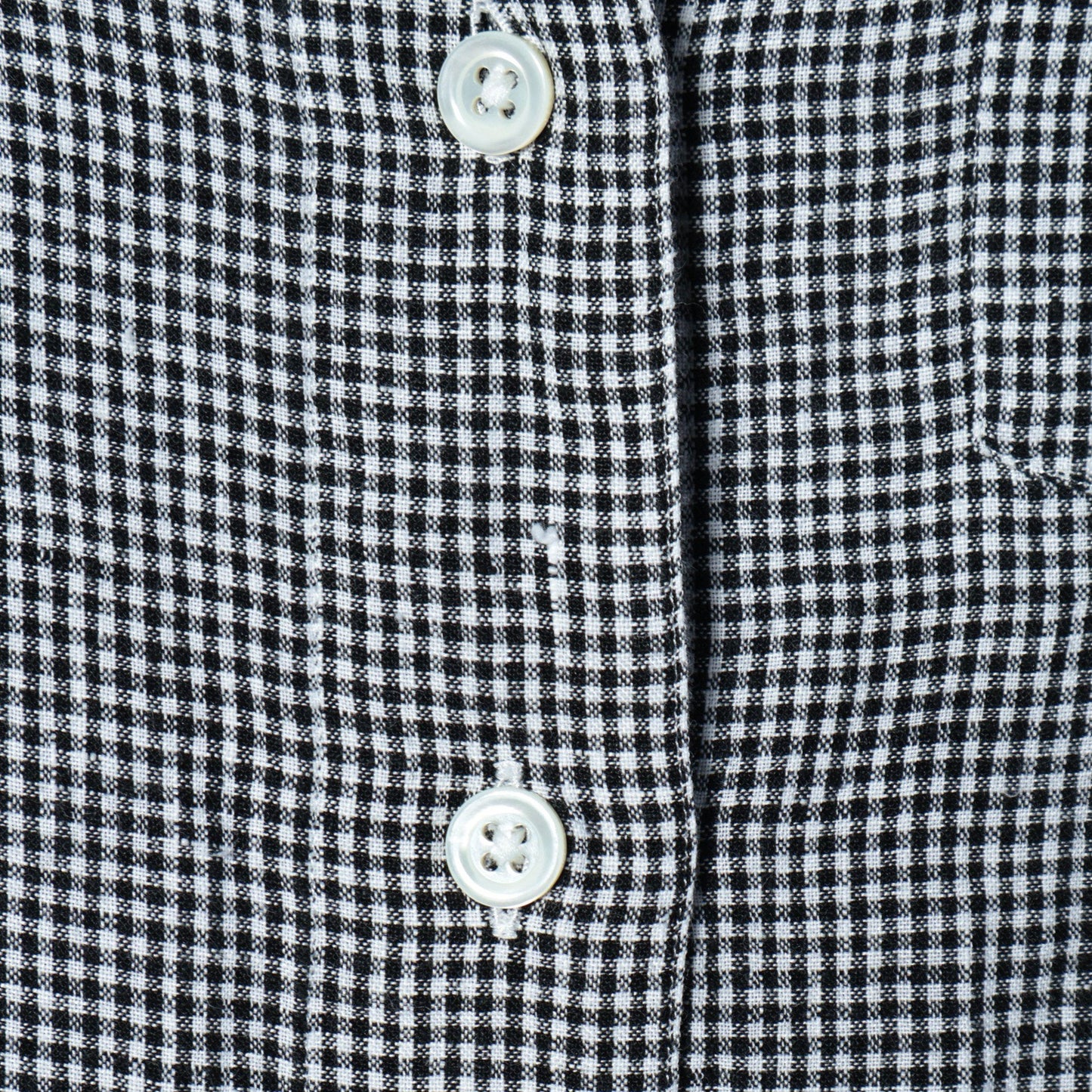 BLACK&WHITE SHIRTING LINEN DRESS