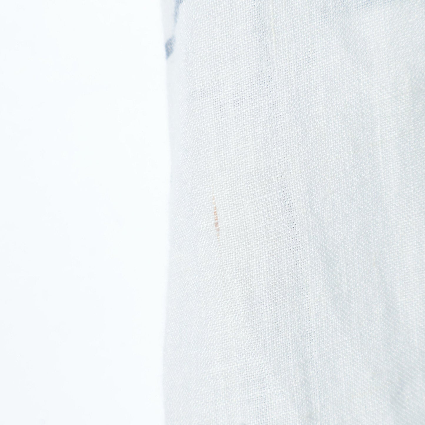 LARGE WINDOWPANE LINEN DRESS