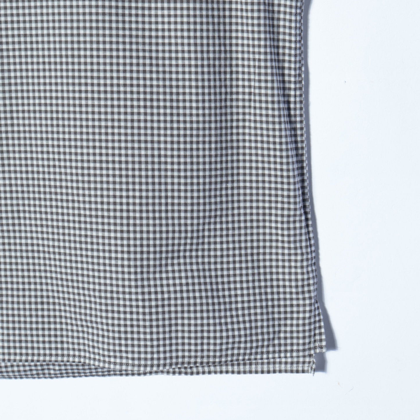 COTTON LINEN CHECK SHIRT
