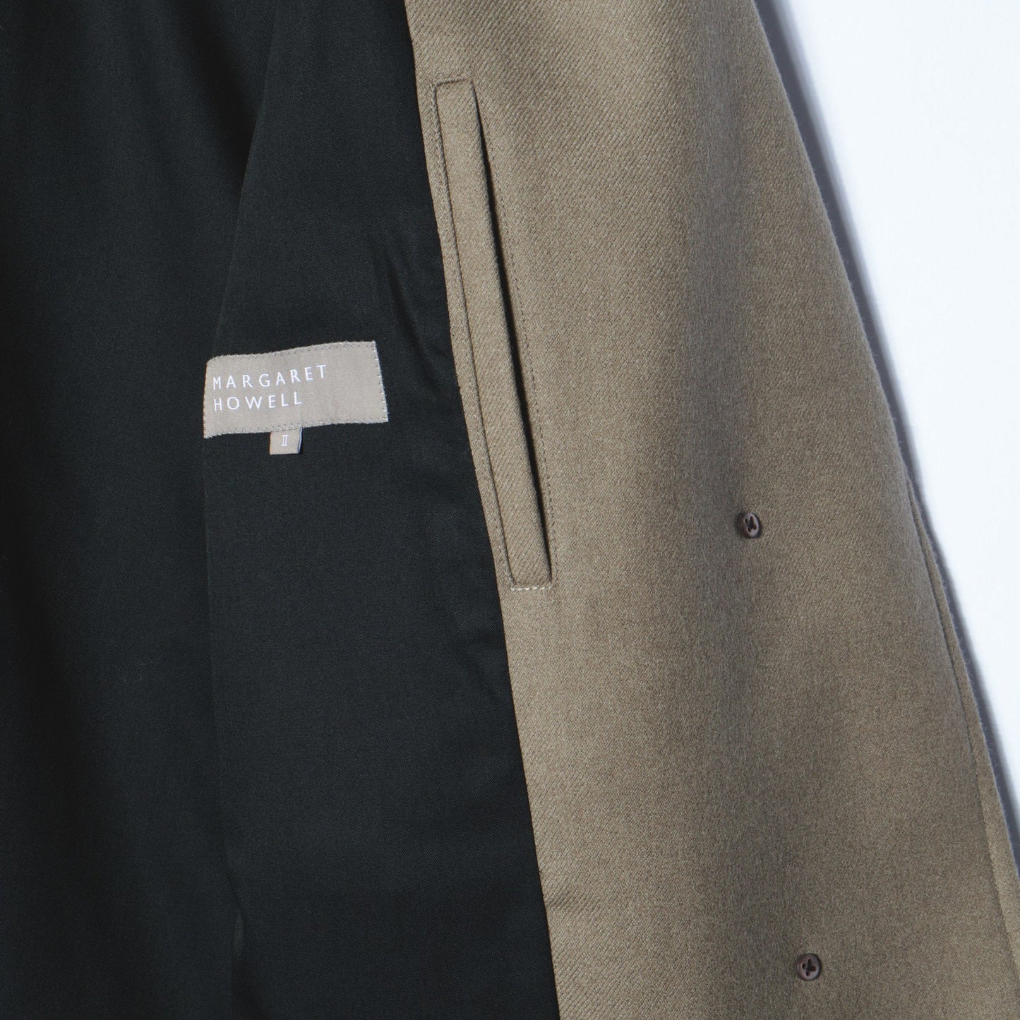 MILLED SERGE COAT