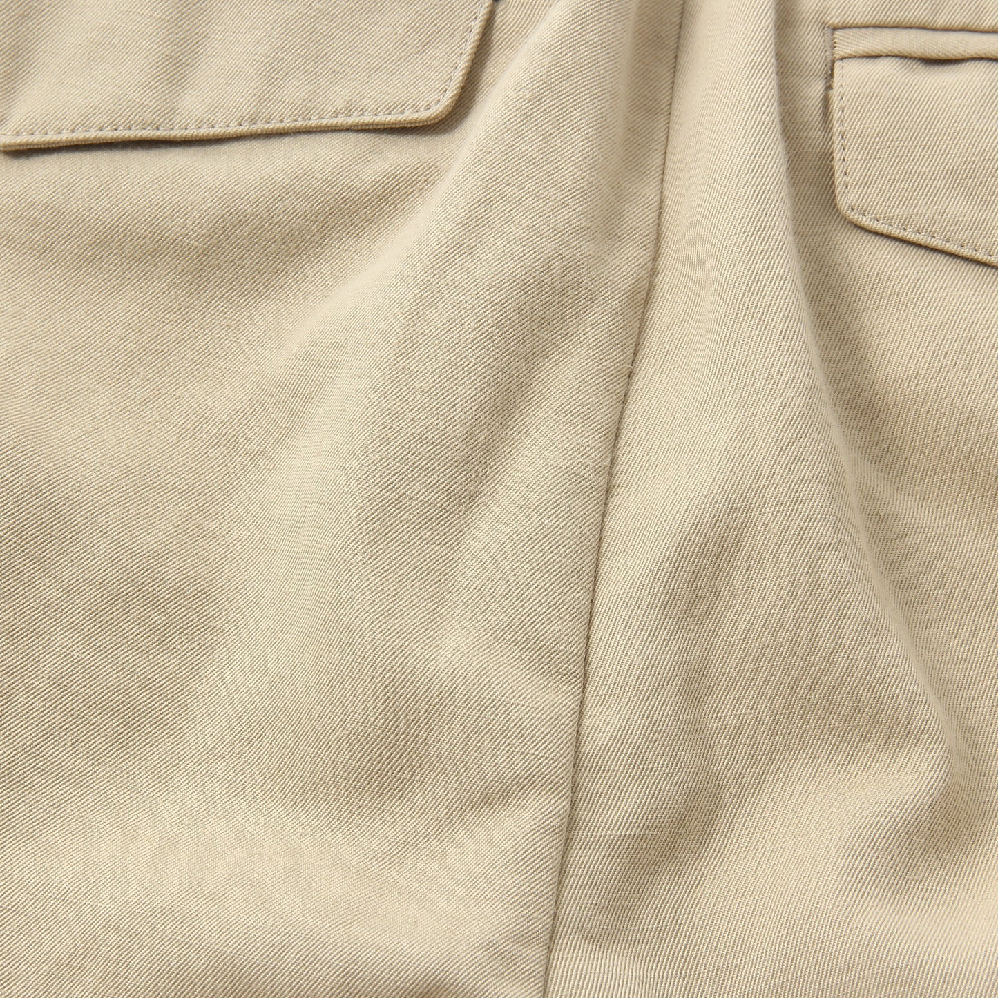 COTTON LINEN TWILL TROUSERS