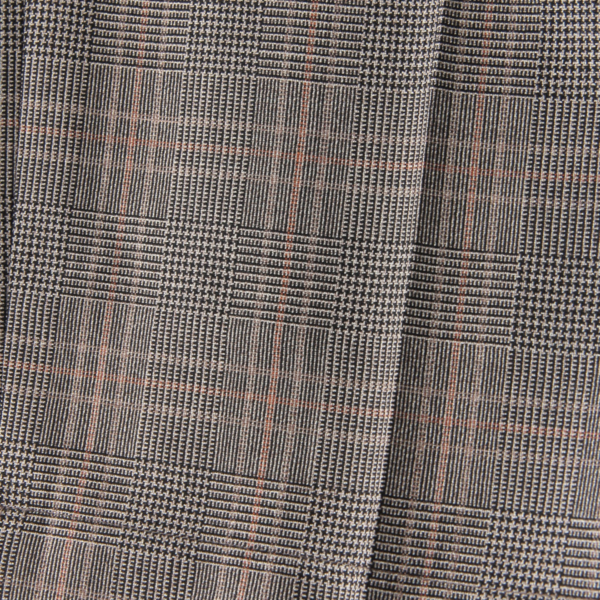 OVERCHECK WOOL TROUSERS