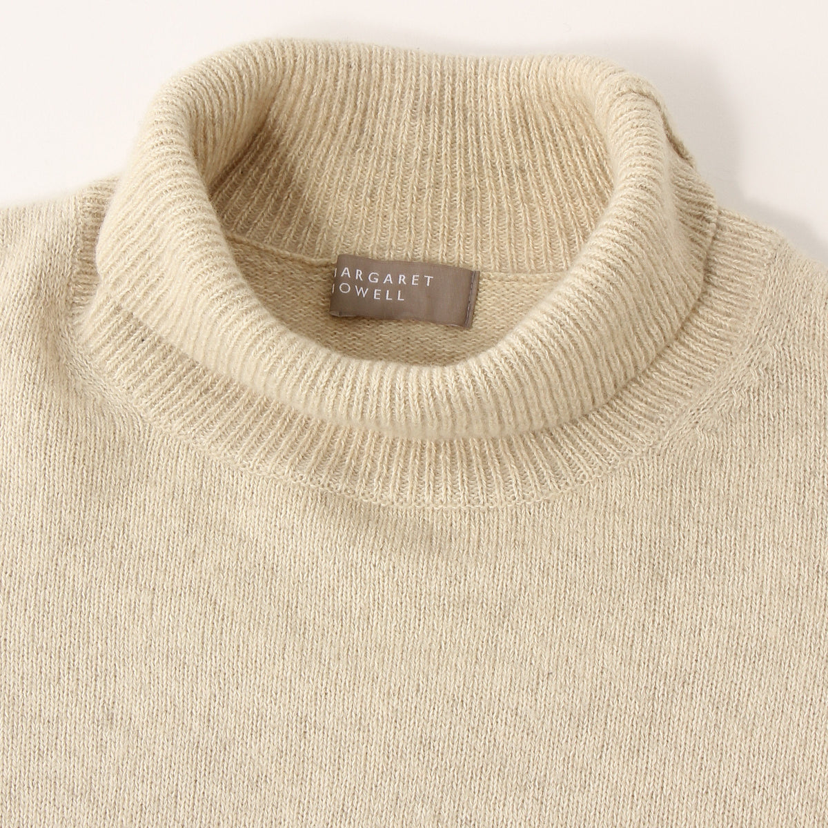 WOOL COTTON TURTLE NECK KNIT