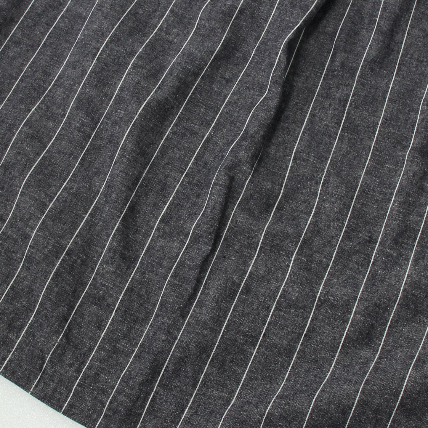 ROUGH COTTON LINEN SHIRTING SKIRT