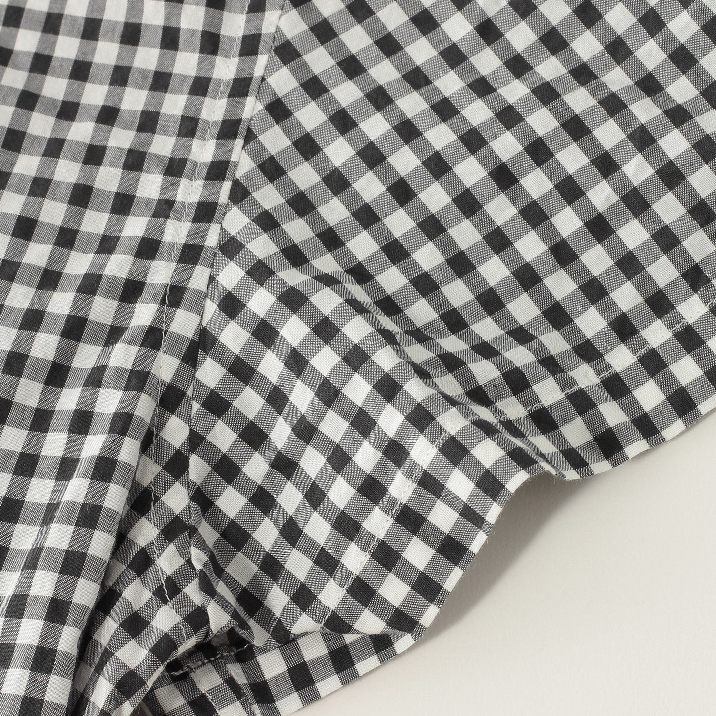 DRY GINGHAMCHECK COTTON SHIRT