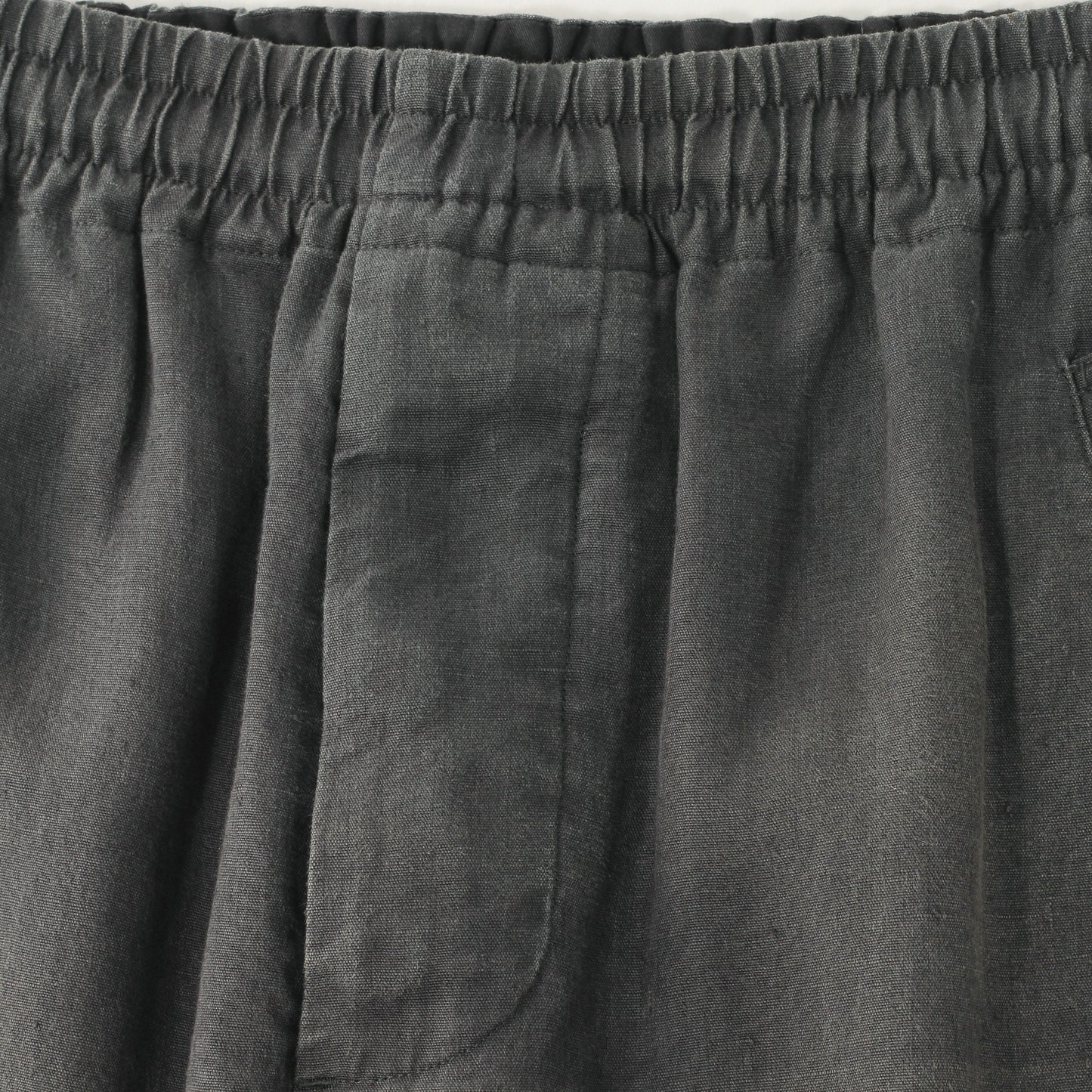 HIGHDENSE PLAINWEAVE LINEN TROUSERS