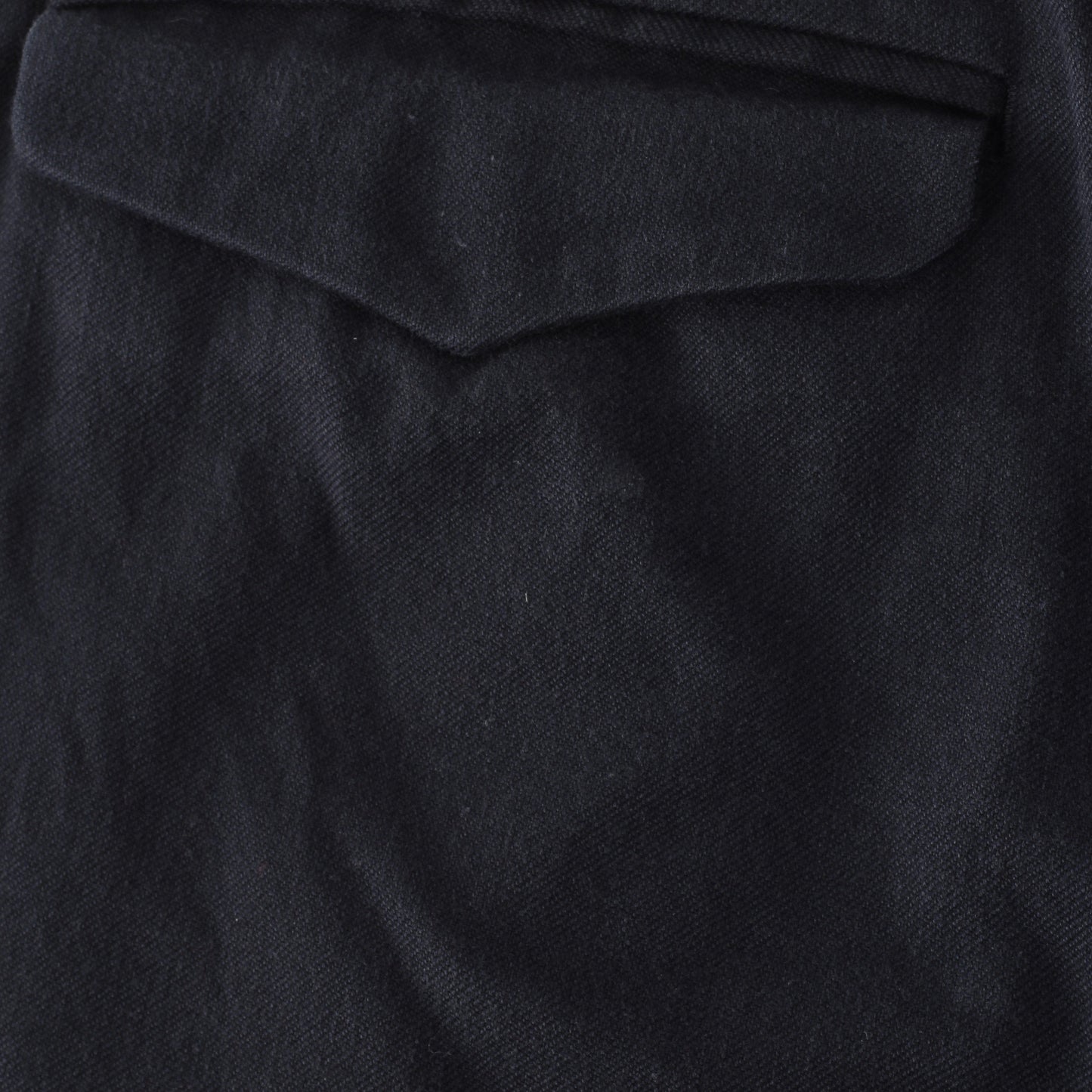 YARN DYE HEAVY COTTON TWILL TROUSERS