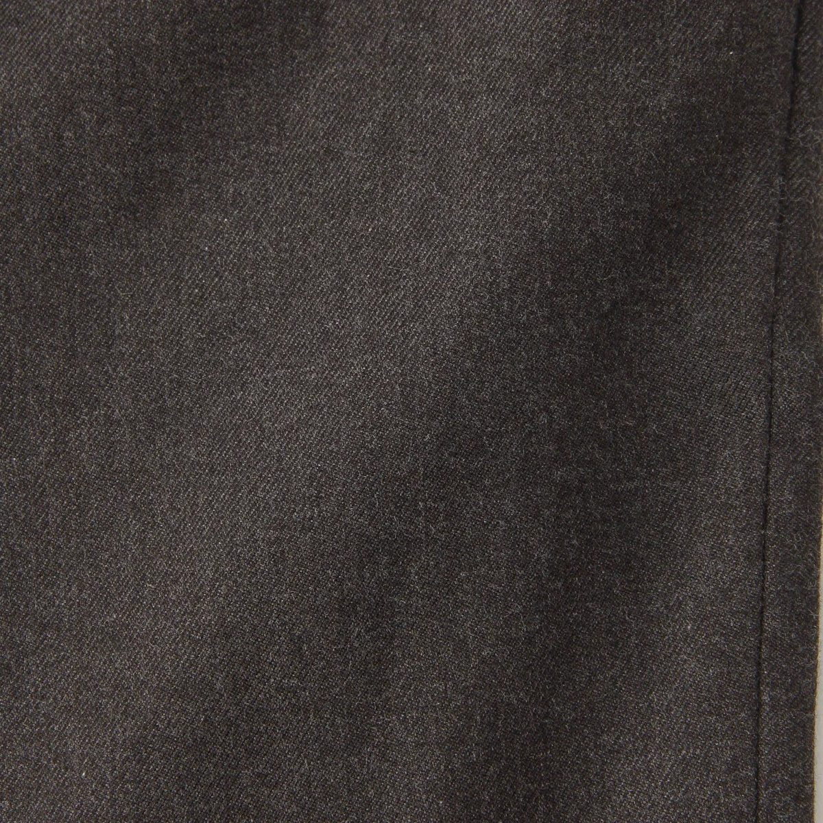 WOOL COTTON BRUSHED TWILL TROUSERS