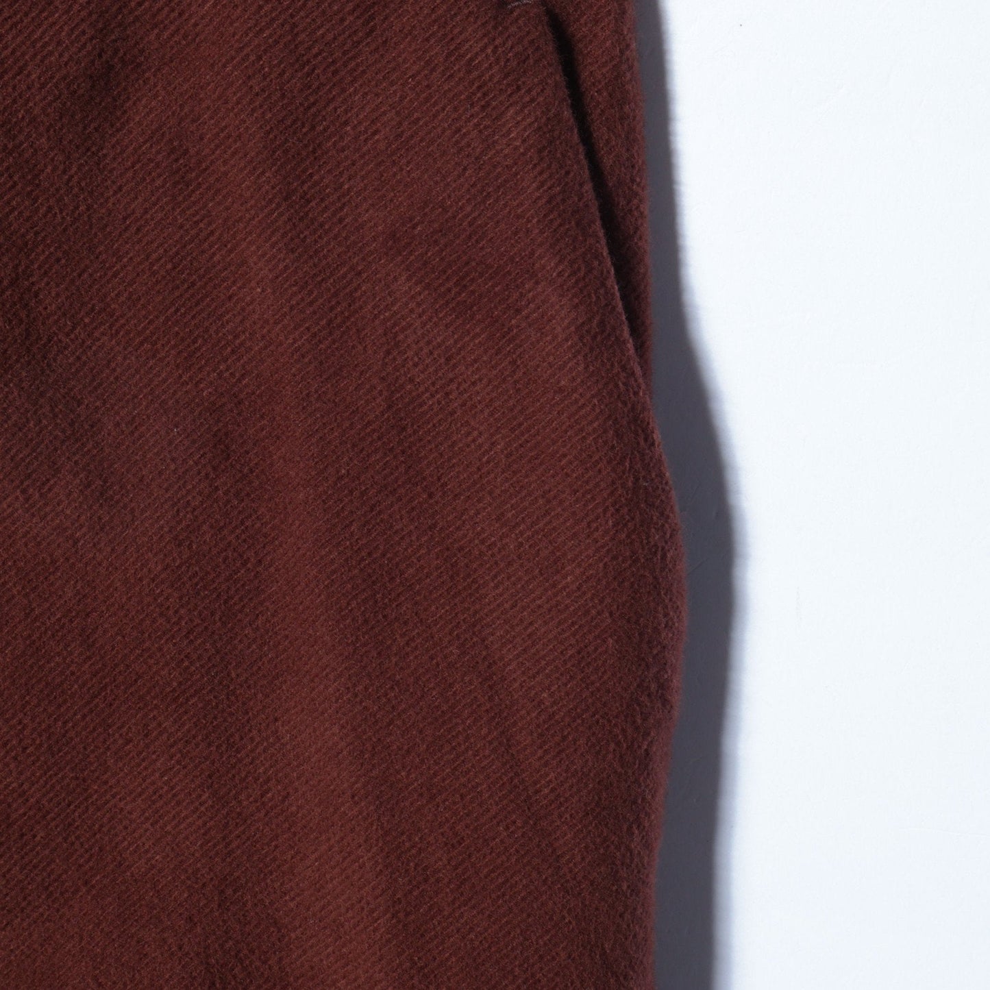 BRUSHED COTTON TWILL TROUSERS
