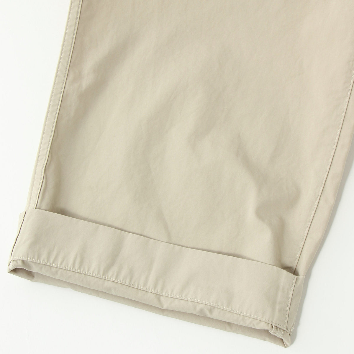FINE COMPACT COTTON POPLIN TROUSERS