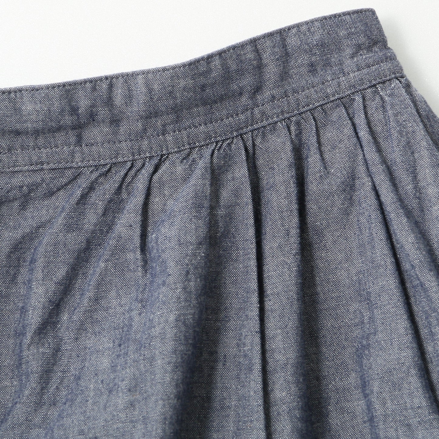 LIGHT DENIM CANVAS SKIRT