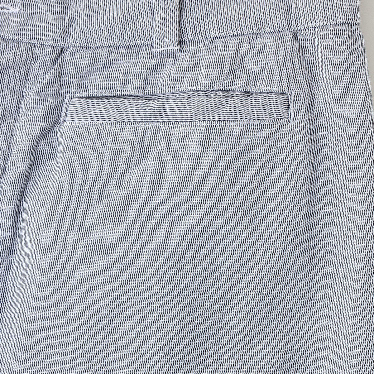 HAIRLINE COTTON TROUSERS