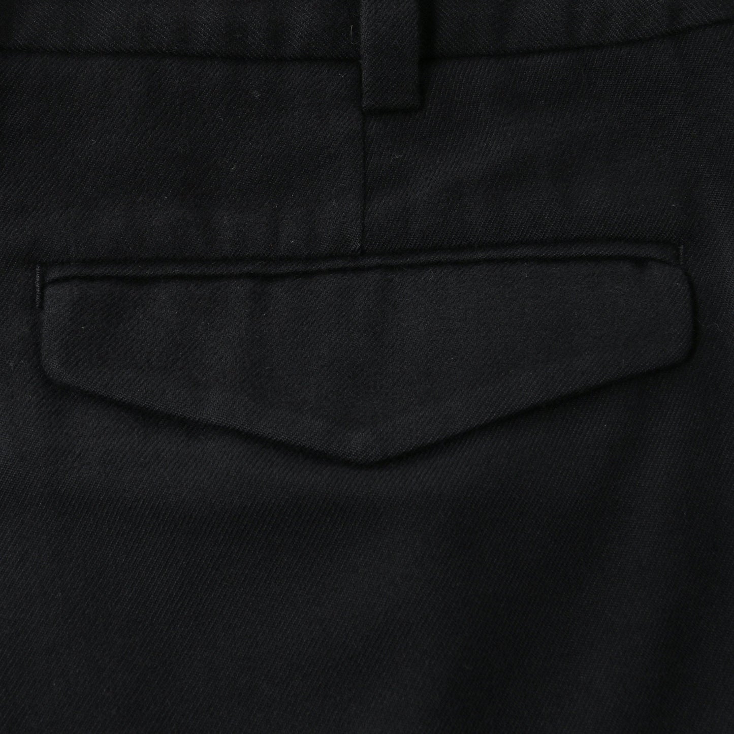 BRUSHED COTTON WOOL TROUSERS