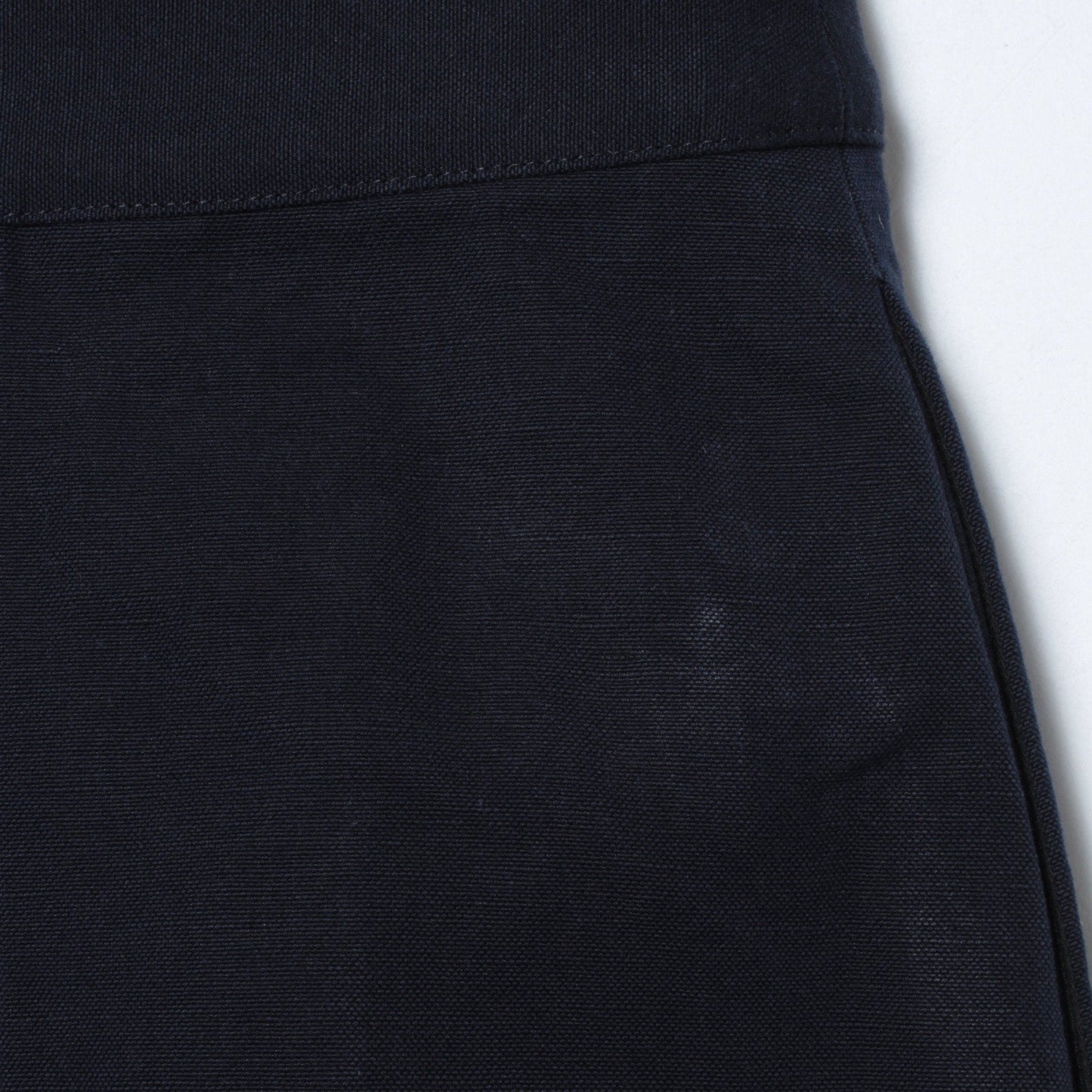 COTTON LINEN CANVAS SKIRT