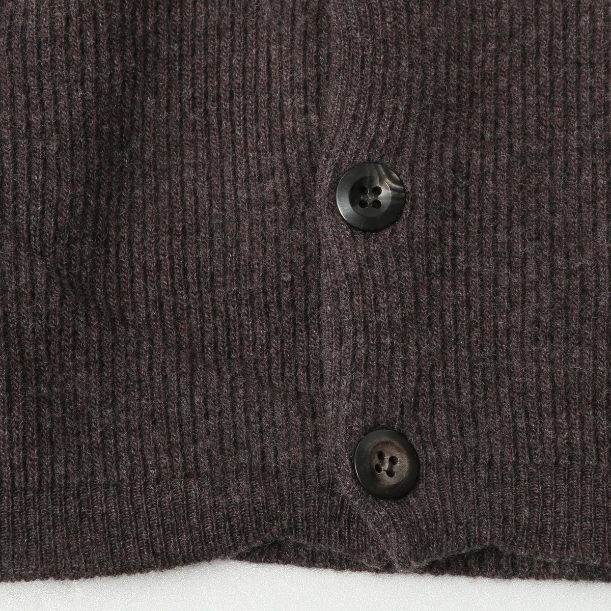 LAMBSWOOL HIGH BREAK CARDIGAN KNIT