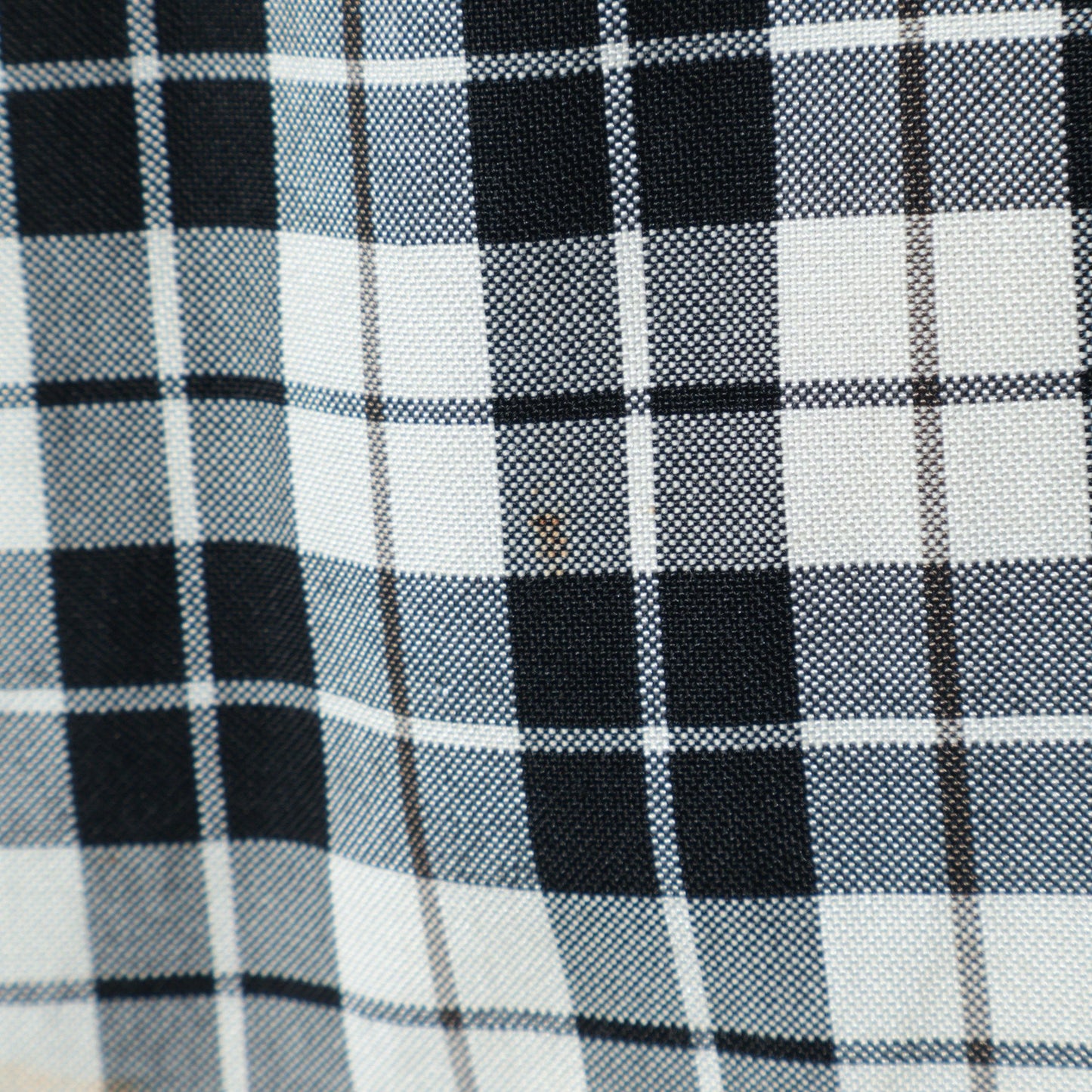 COTTON SILK CHECK SKIRT