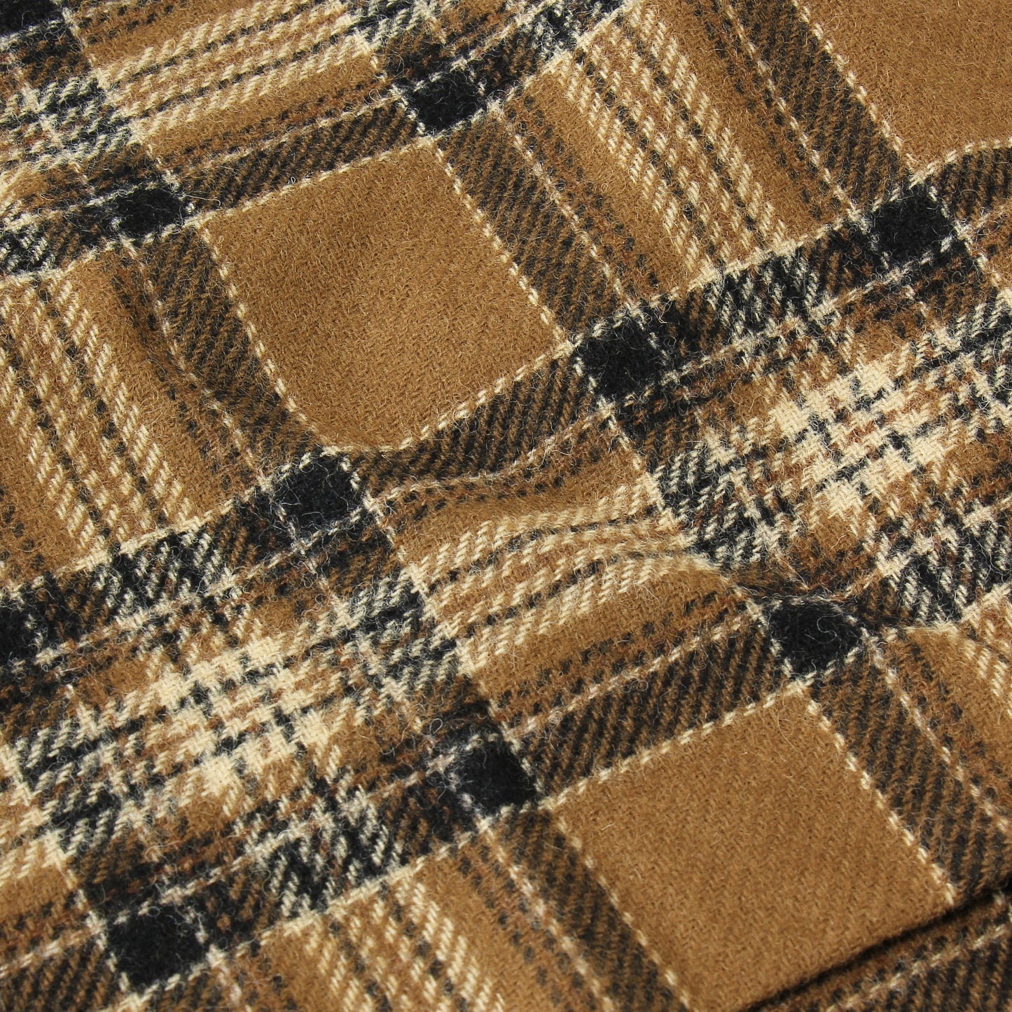 CAMEL TARTAN SKIRT