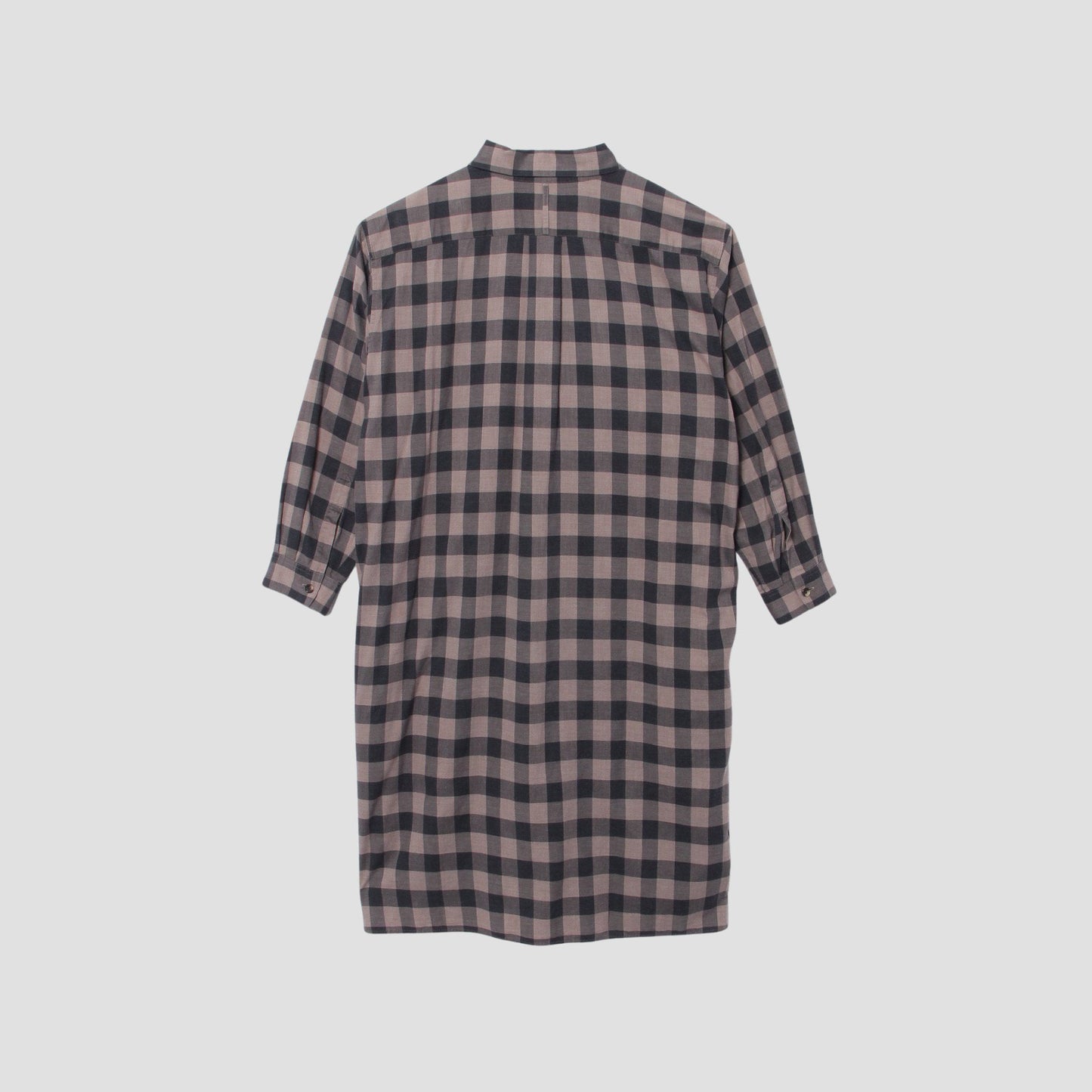 LARGE GINGHAM COTTON DRESS