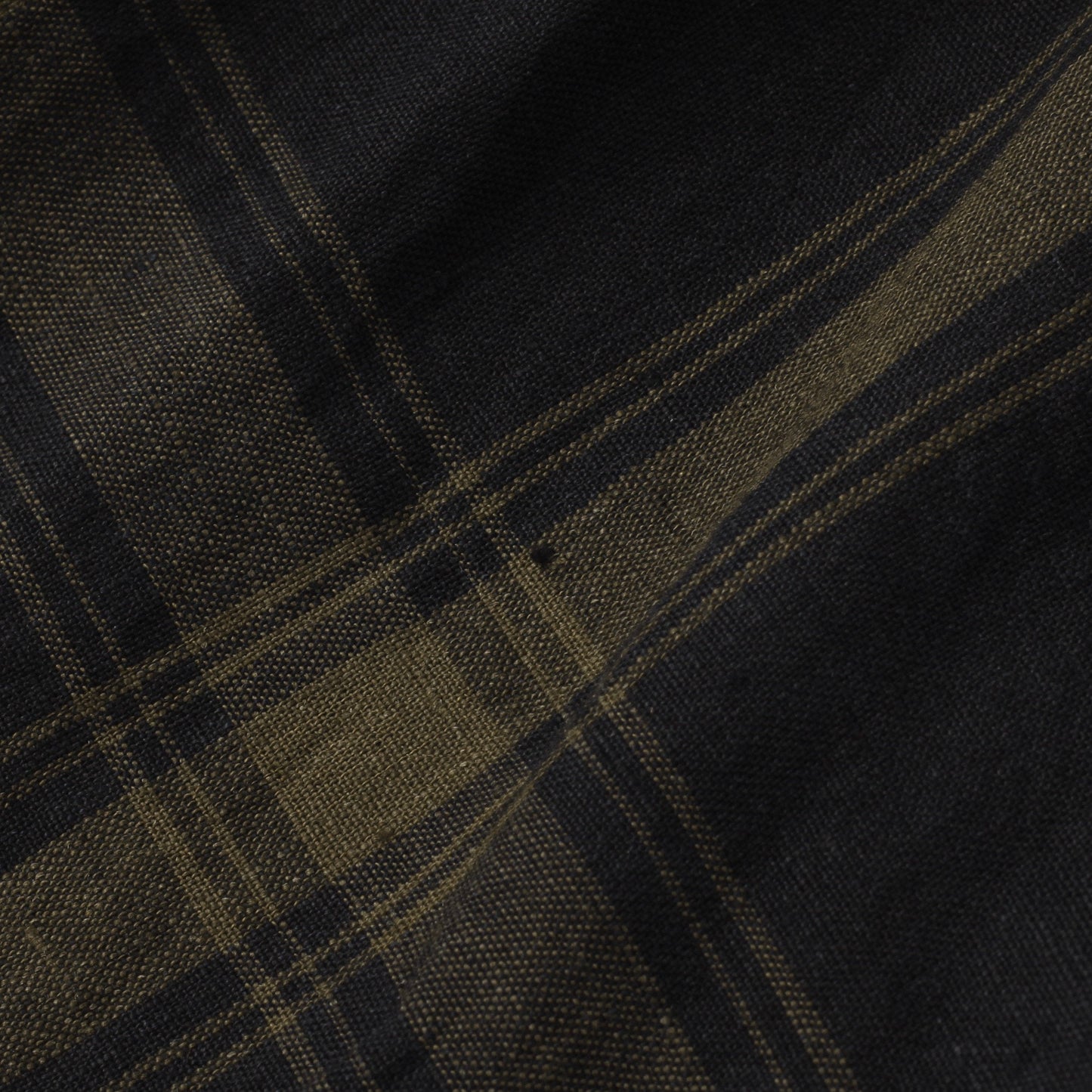 LARGE CHECK LINEN SHIRT