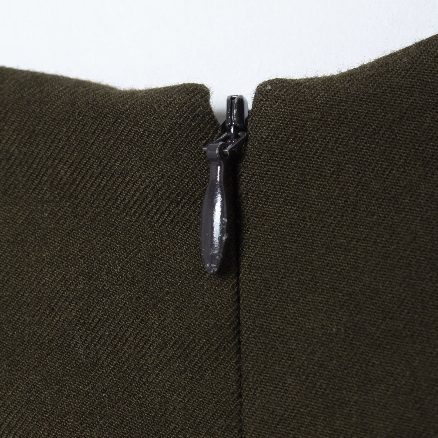 MILLED WOOL TWILL DRESS