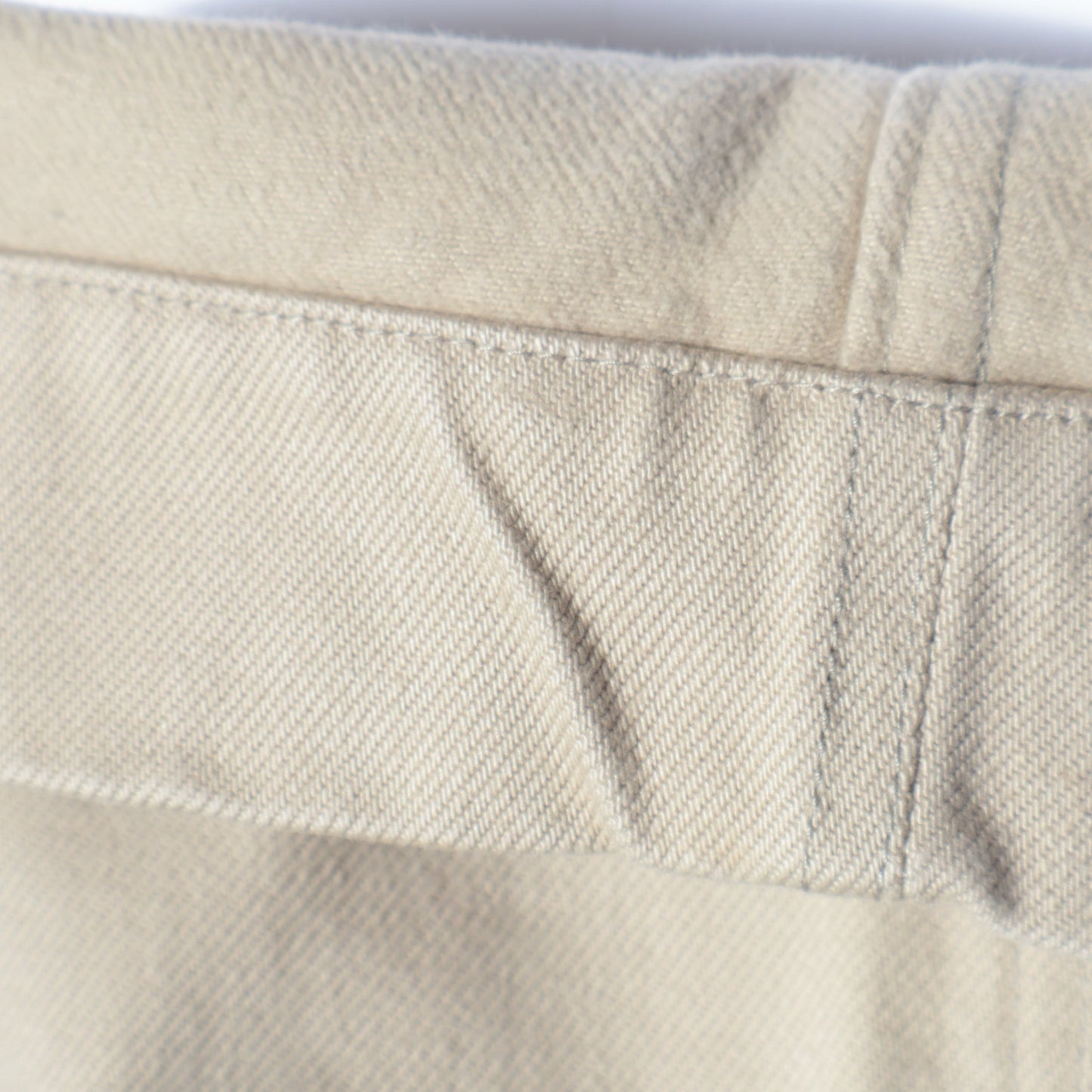 BRUSHED BACK COTTON TWILL TROUSERS