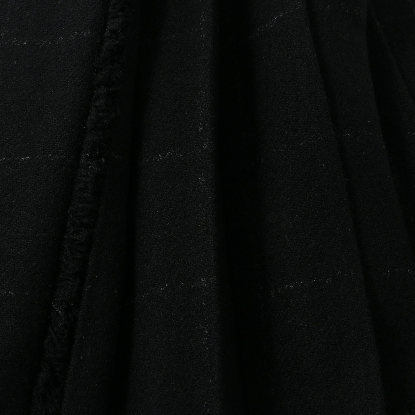 BLACK WINDOWPANE CHECK SKIRT