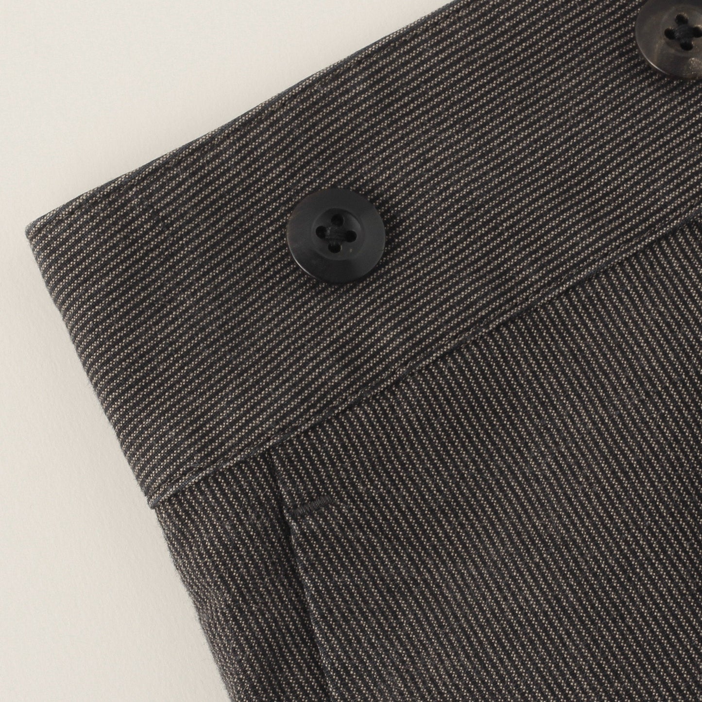 YARN DYED COTTON LINEN TROUSERS