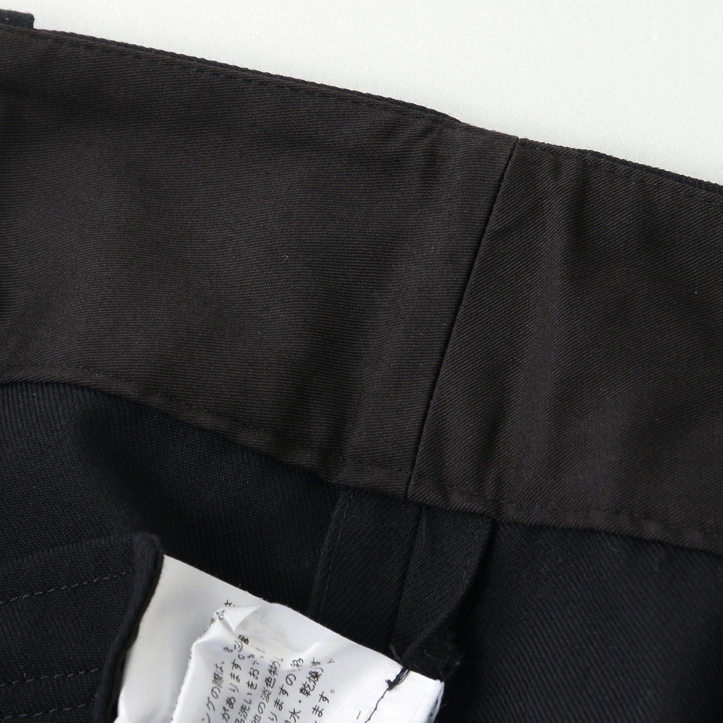 WOOL COTTON TWILL SKIRT