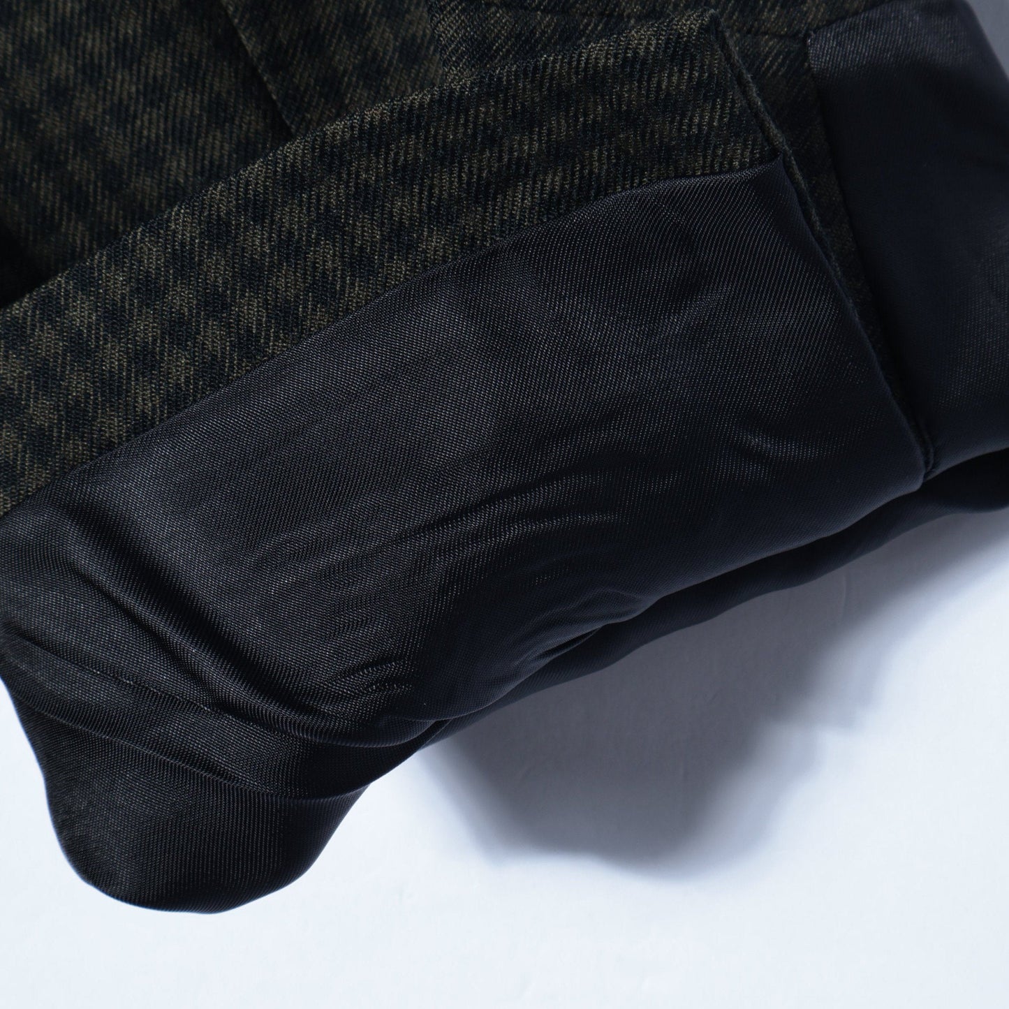 GINGHAM WOOL TWILL JACKET
