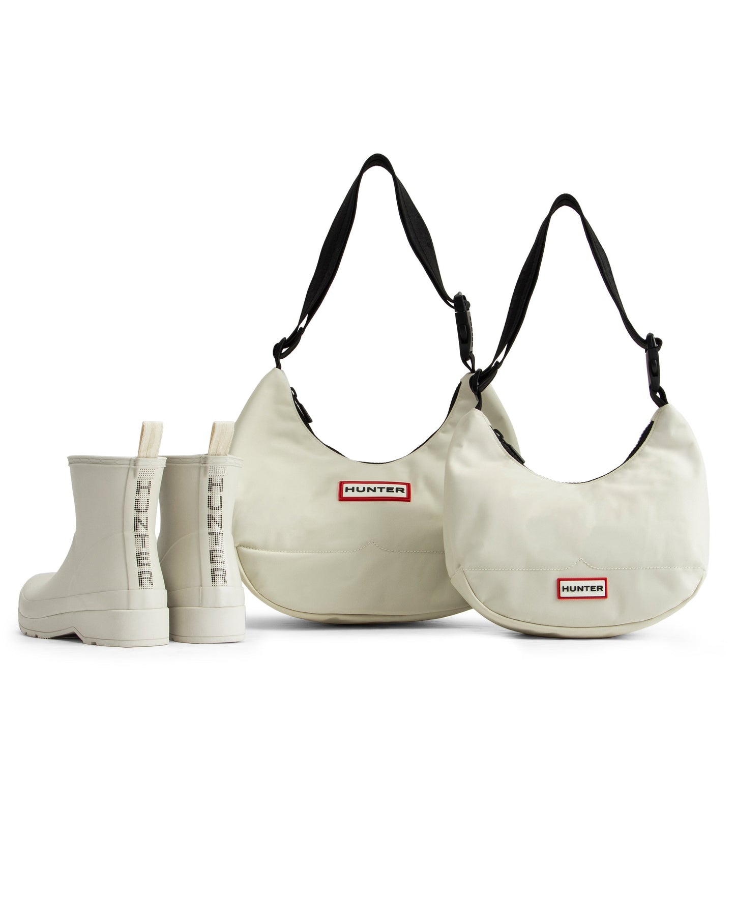 ユニセックス プレイ ショート ハンター ドットプリント バックストラップ ブーツ