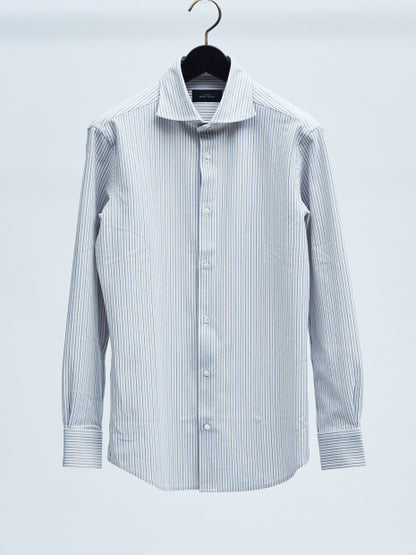 【Recency of Mine】ストレッチストライプシャツ