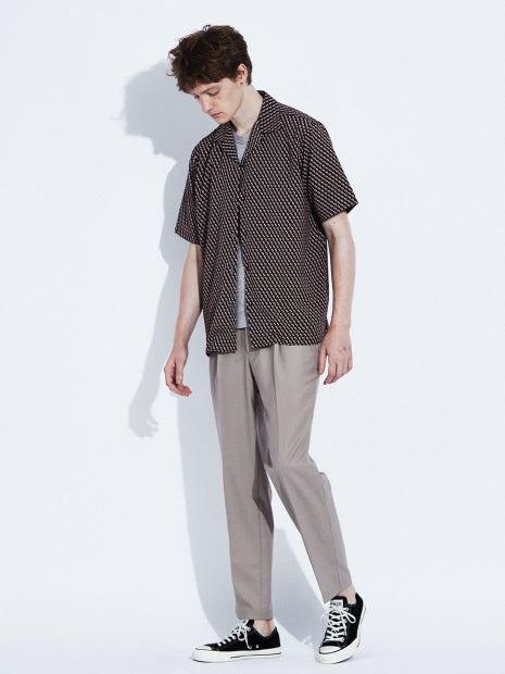 【Recency of Mine】抗菌防臭 シルケット Vネック　半袖 Tシャツ