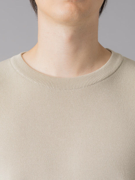 【定番】総針 プルオーバー クルーネックニット