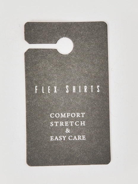 【FLEX SHIRTS】ダイヤ柄 フクレジャカード シャツ