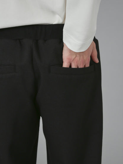 ウール調ストレートフレアパンツ