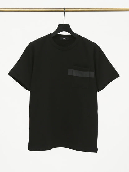 ラインプリント 半袖 ポケットTシャツ
