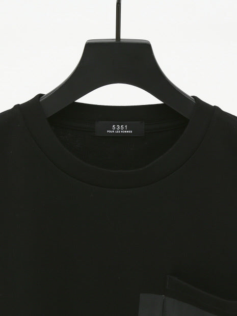 ラインプリント 半袖 ポケットTシャツ