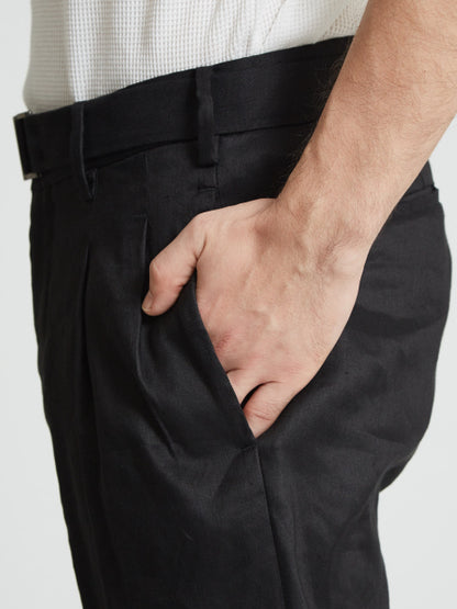 リネンハイパーストレッチパンツ