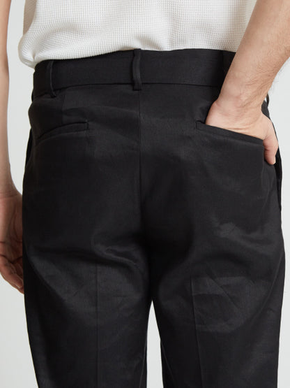リネンハイパーストレッチパンツ
