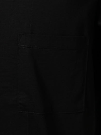 【WEB別注】Wシルケット天竺 半袖 開襟シャツ
