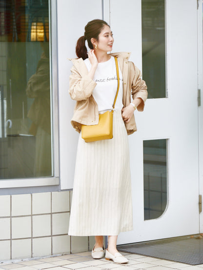 シャツヘムプリントTシャツ