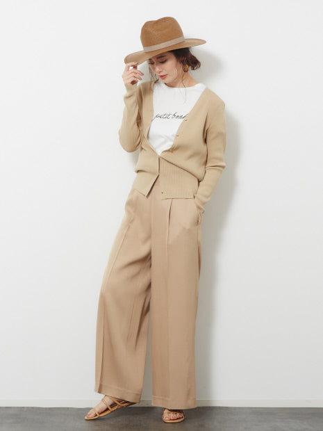 シャツヘムプリントTシャツ