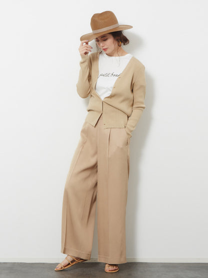 シャツヘムプリントTシャツ