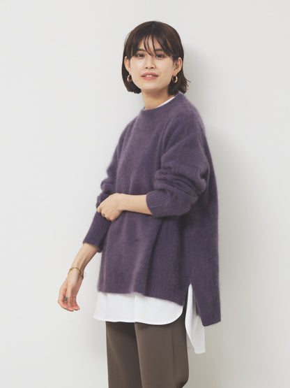 ラクーンハイネックニット