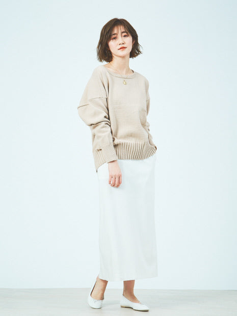 綿ナイロンリリヤーンプルオーバー